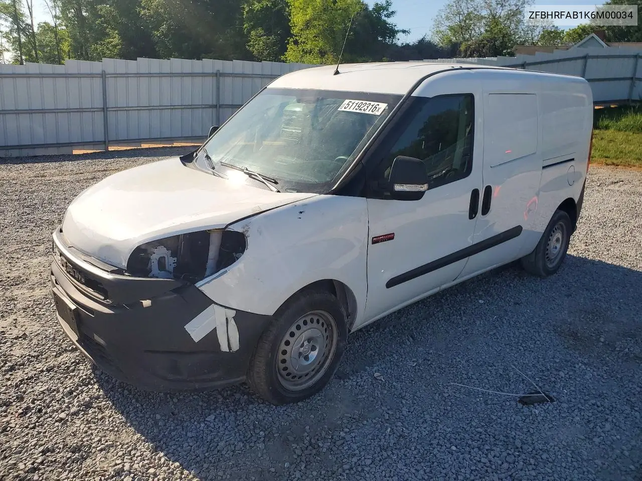 ZFBHRFAB1K6M00034 2019 Ram Promaster City