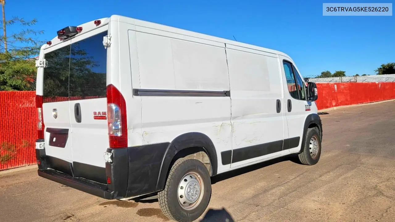 3C6TRVAG5KE526220 2019 Ram Promaster 1500 1500 Standard