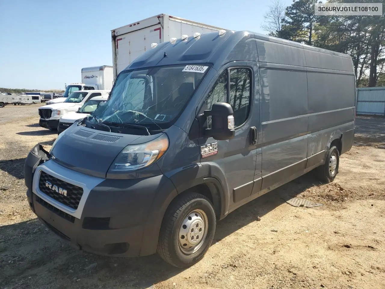 2020 Ram Promaster 3500 3500 High VIN: 3C6URVJG1LE108100 Lot: 56770275
