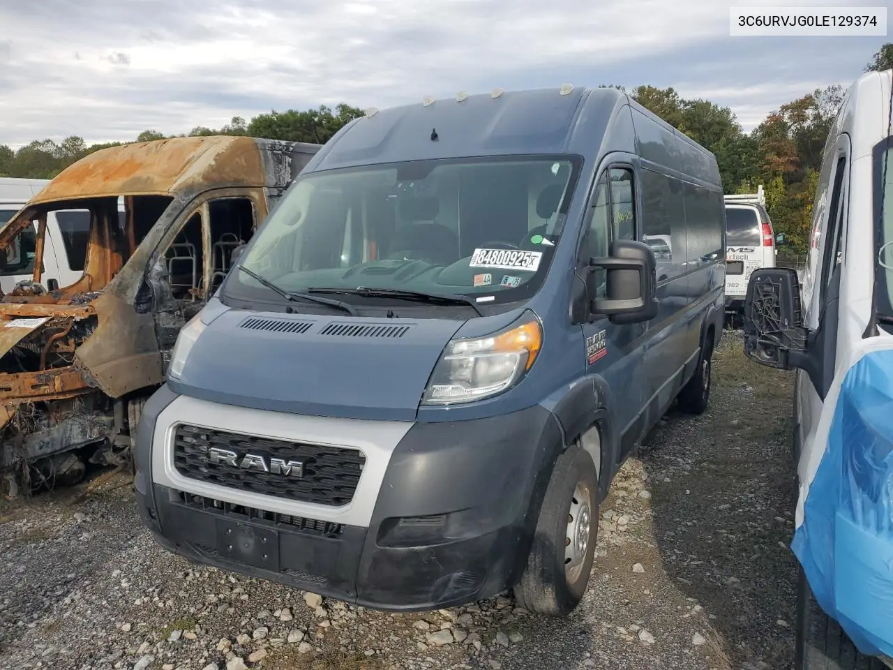 3C6URVJG0LE129374 2020 Ram Promaster 3500 3500 High