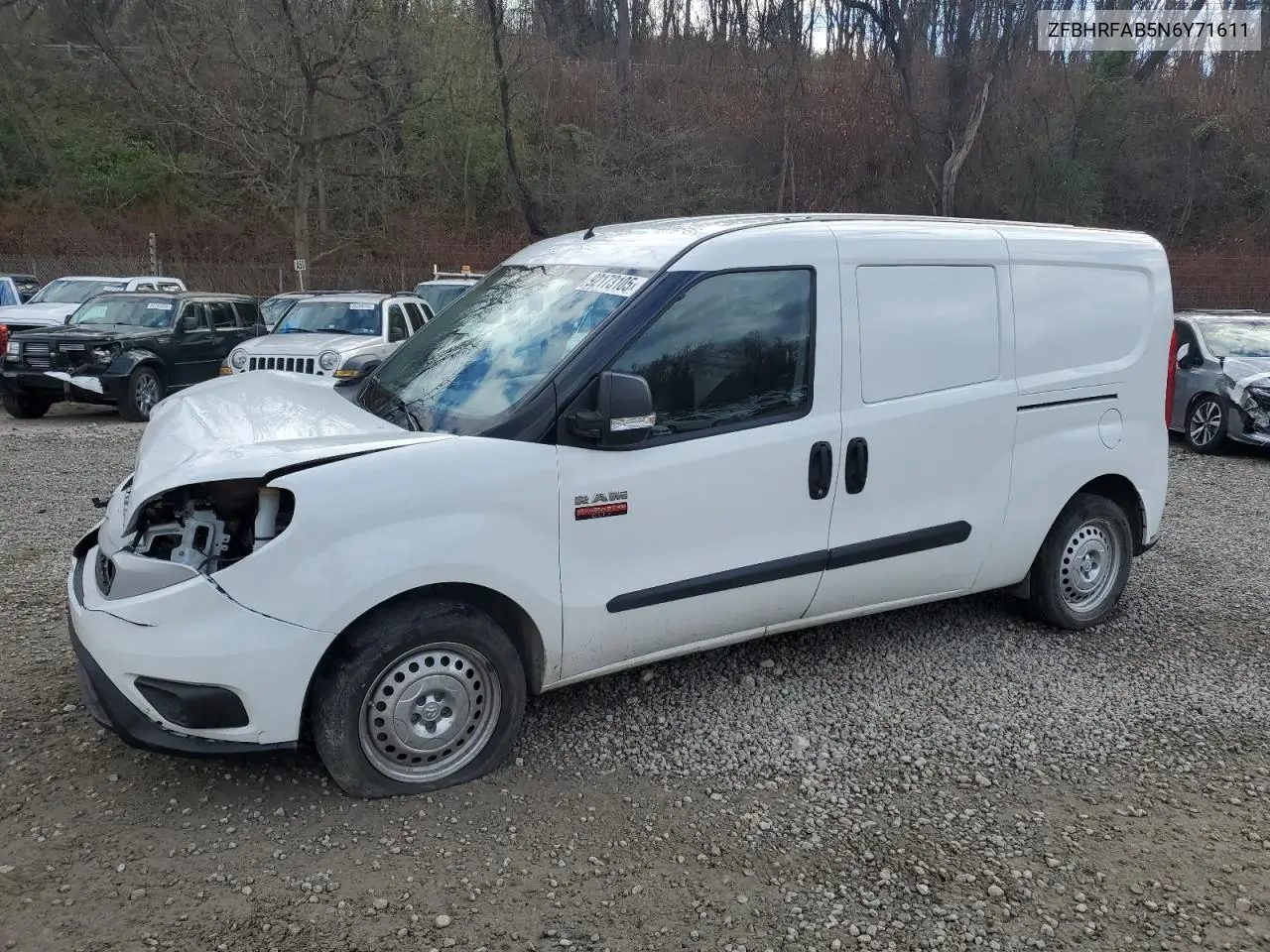 ZFBHRFAB5N6Y71611 2022 Ram Promaster City Tradesman
