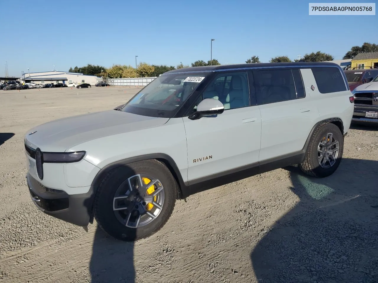 7PDSGABA0PN005768 2023 Rivian R1S Adventure