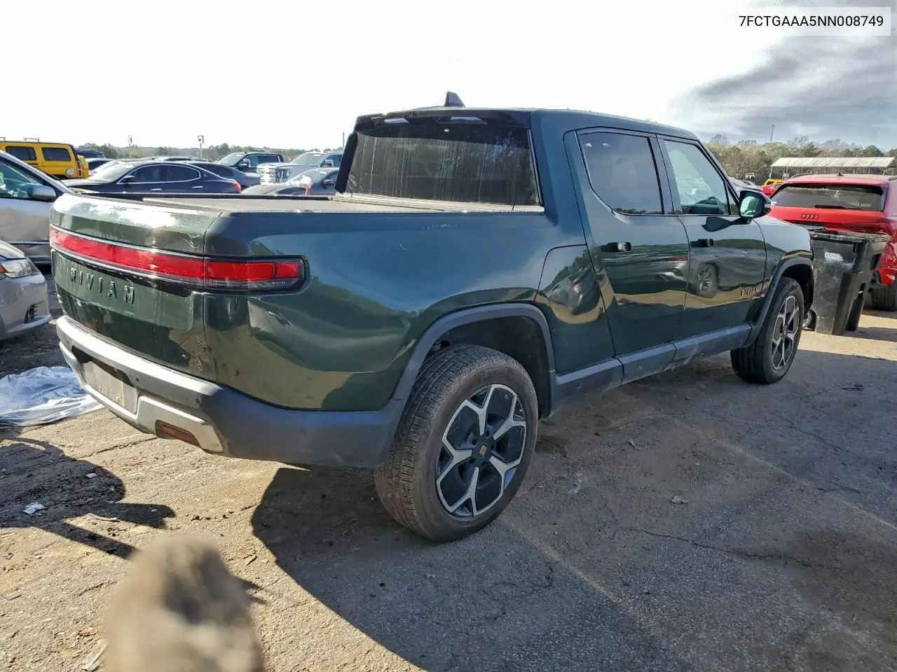 7FCTGAAA5NN008749 2022 Rivian R1T Adventure