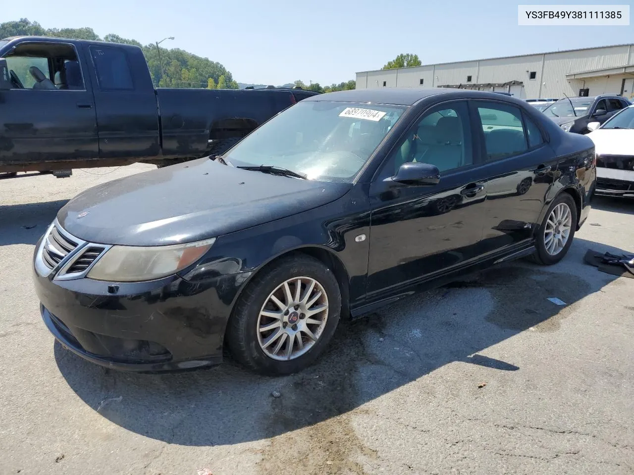 YS3FB49Y381111385 2008 Saab 9-3 2.0T