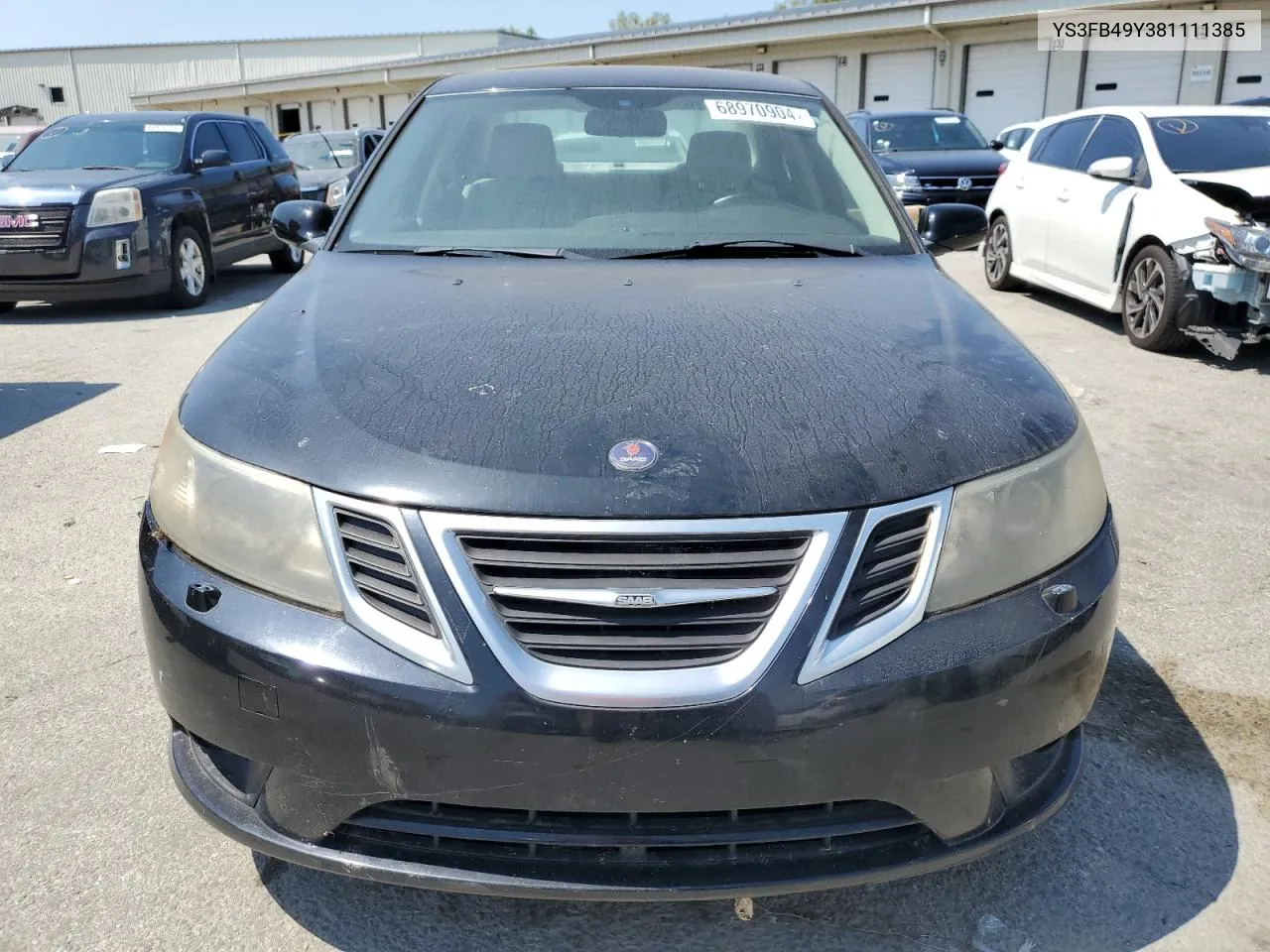 2008 Saab 9-3 2.0T VIN: YS3FB49Y381111385 Lot: 68970904