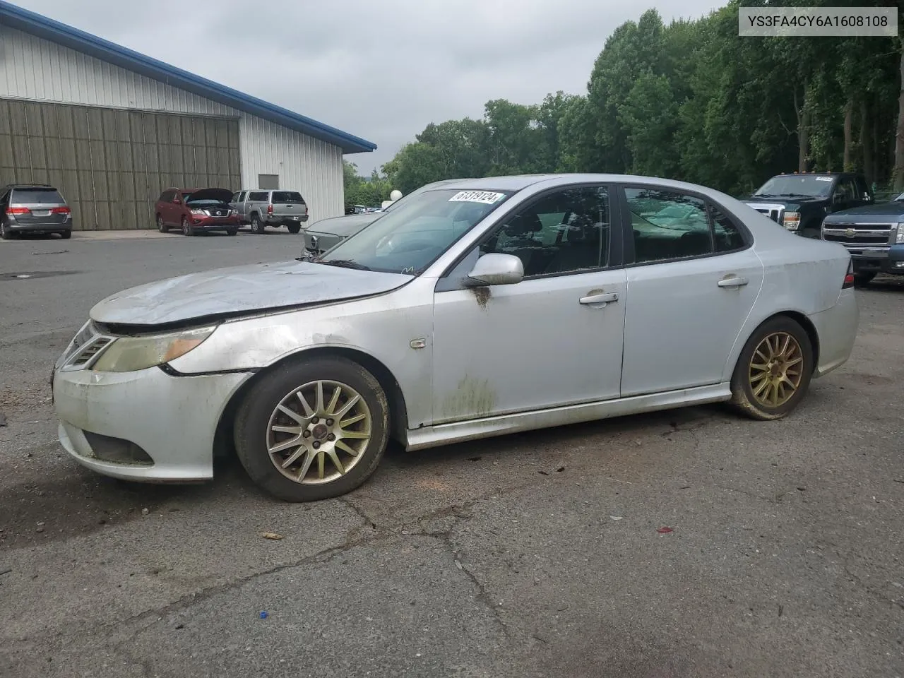 YS3FA4CY6A1608108 2010 Saab 9-3 2.0T