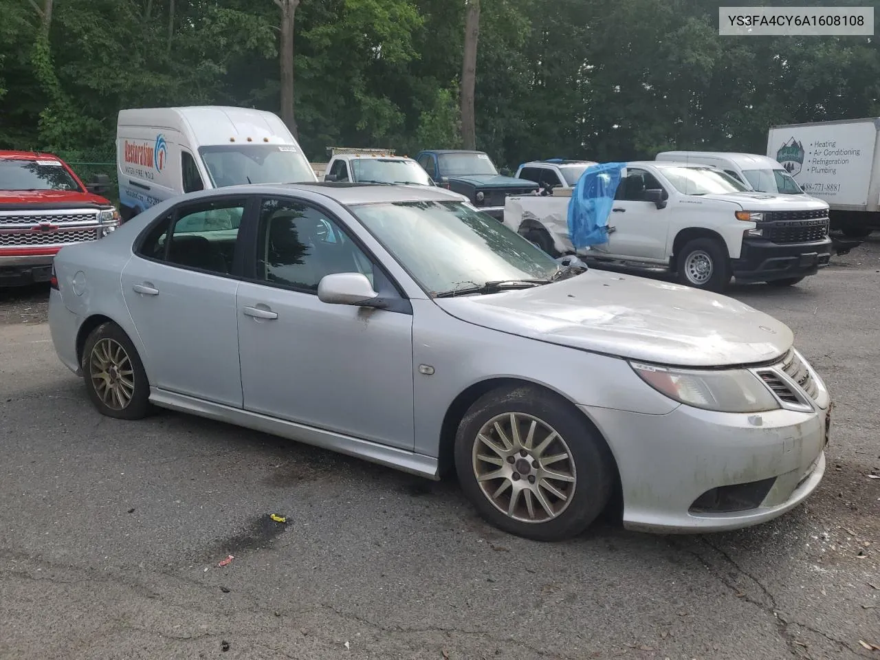 YS3FA4CY6A1608108 2010 Saab 9-3 2.0T