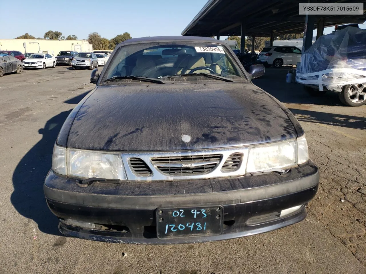 YS3DF78K517015609 2001 Saab 9-3 Se