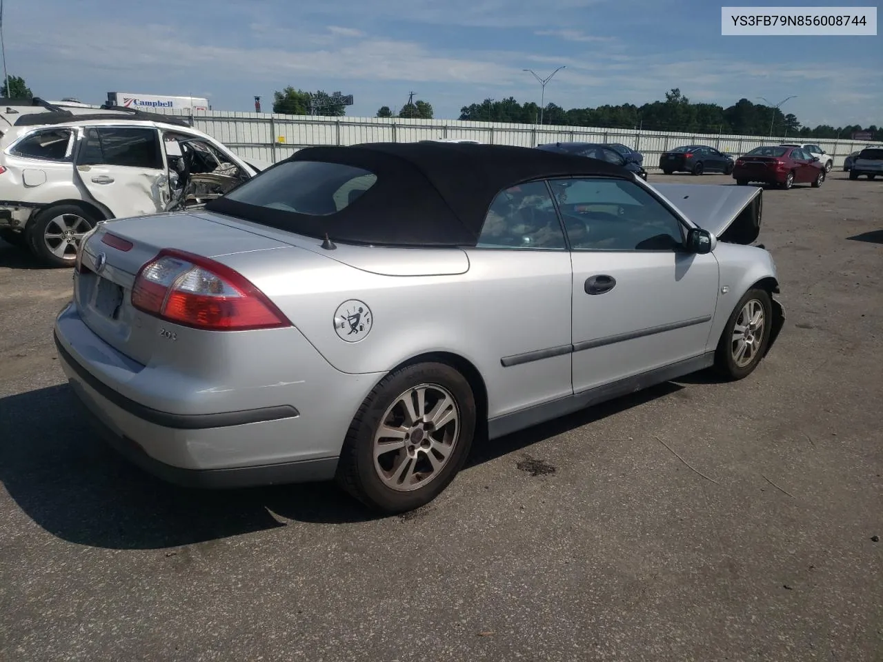 2005 Saab 9-3 Linear VIN: YS3FB79N856008744 Lot: 57811614