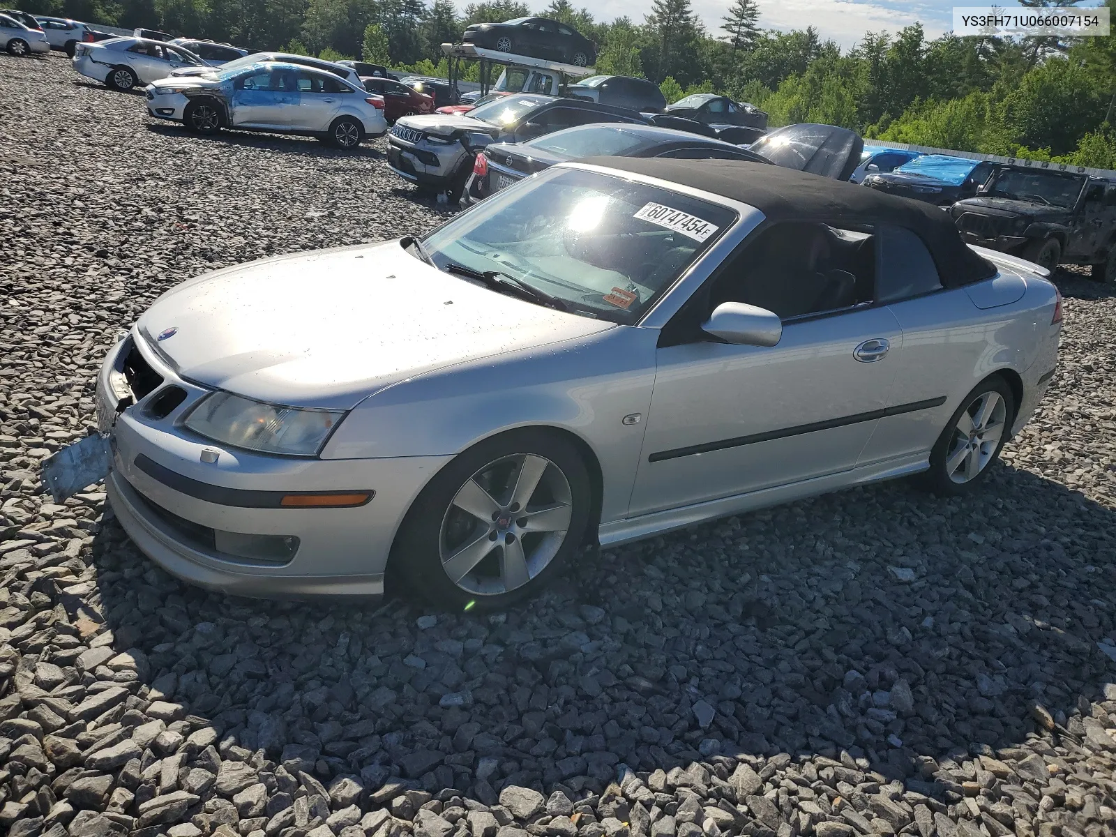 YS3FH71U066007154 2006 Saab 9-3 Aero