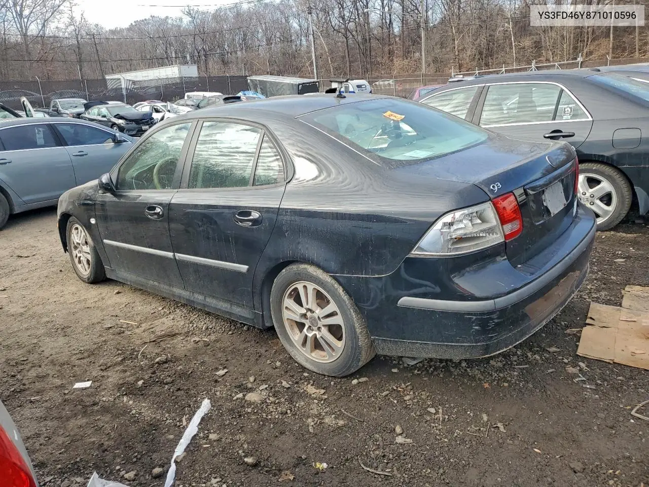YS3FD46Y871010596 2007 Saab 9-3 2.0T