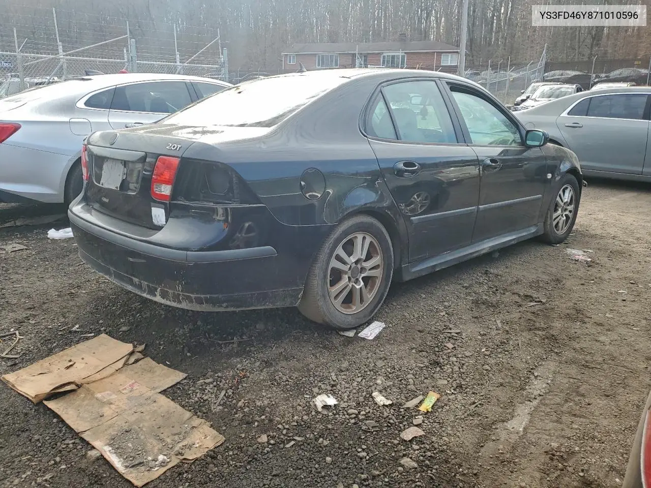 YS3FD46Y871010596 2007 Saab 9-3 2.0T