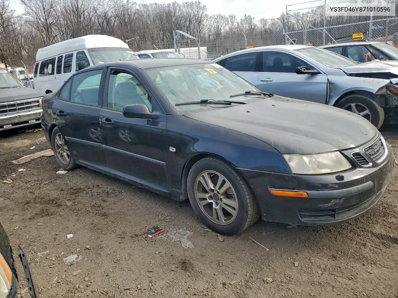 YS3FD46Y871010596 2007 Saab 9-3 2.0T