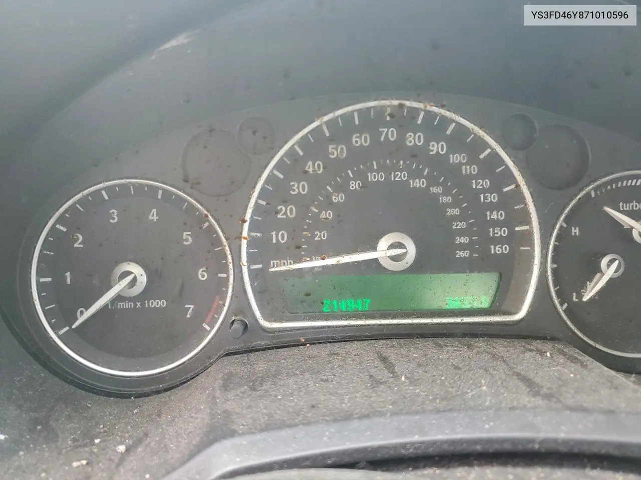 YS3FD46Y871010596 2007 Saab 9-3 2.0T