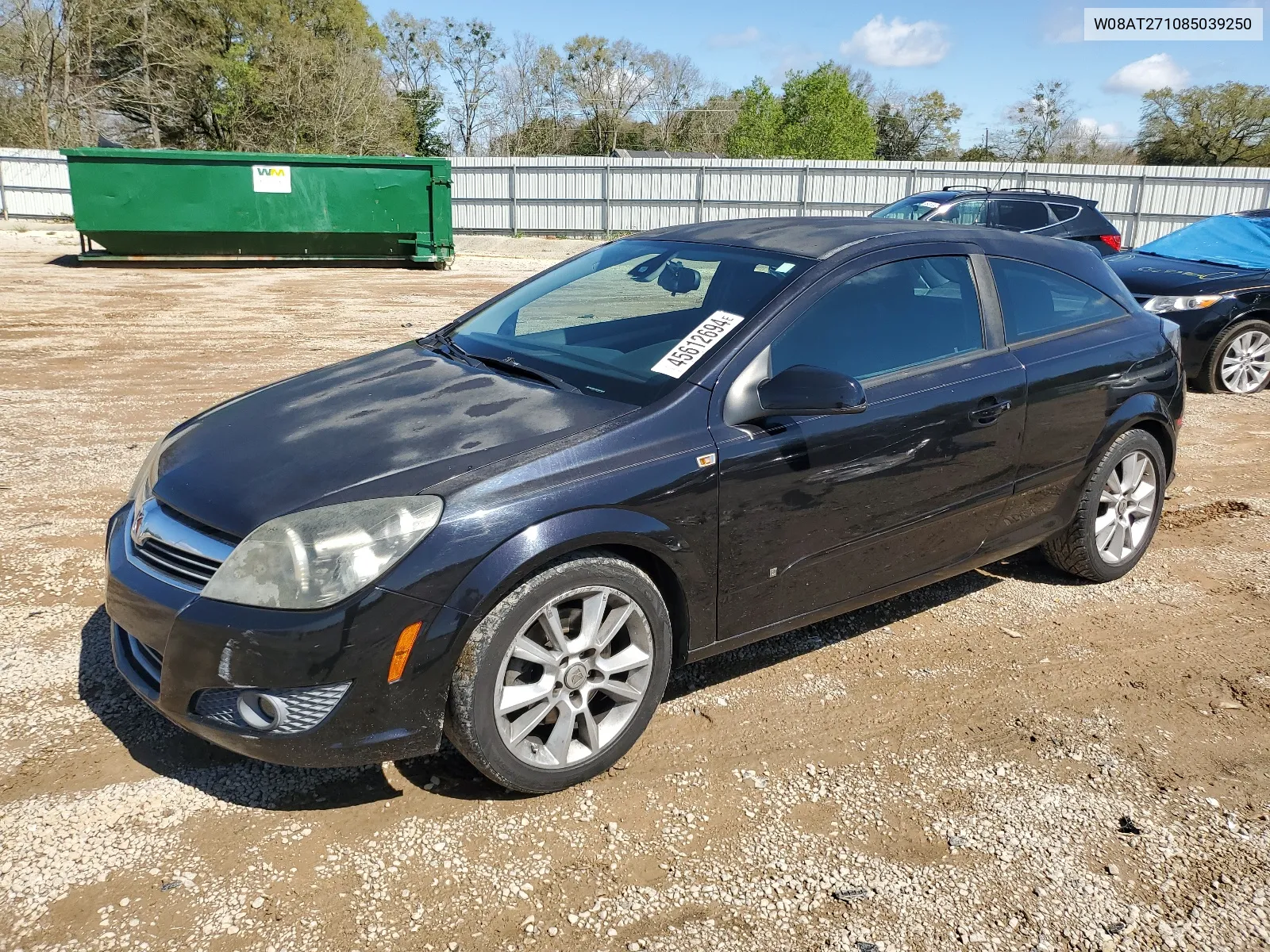 2008 Saturn Astra Xr VIN: W08AT271085039250 Lot: 45612694