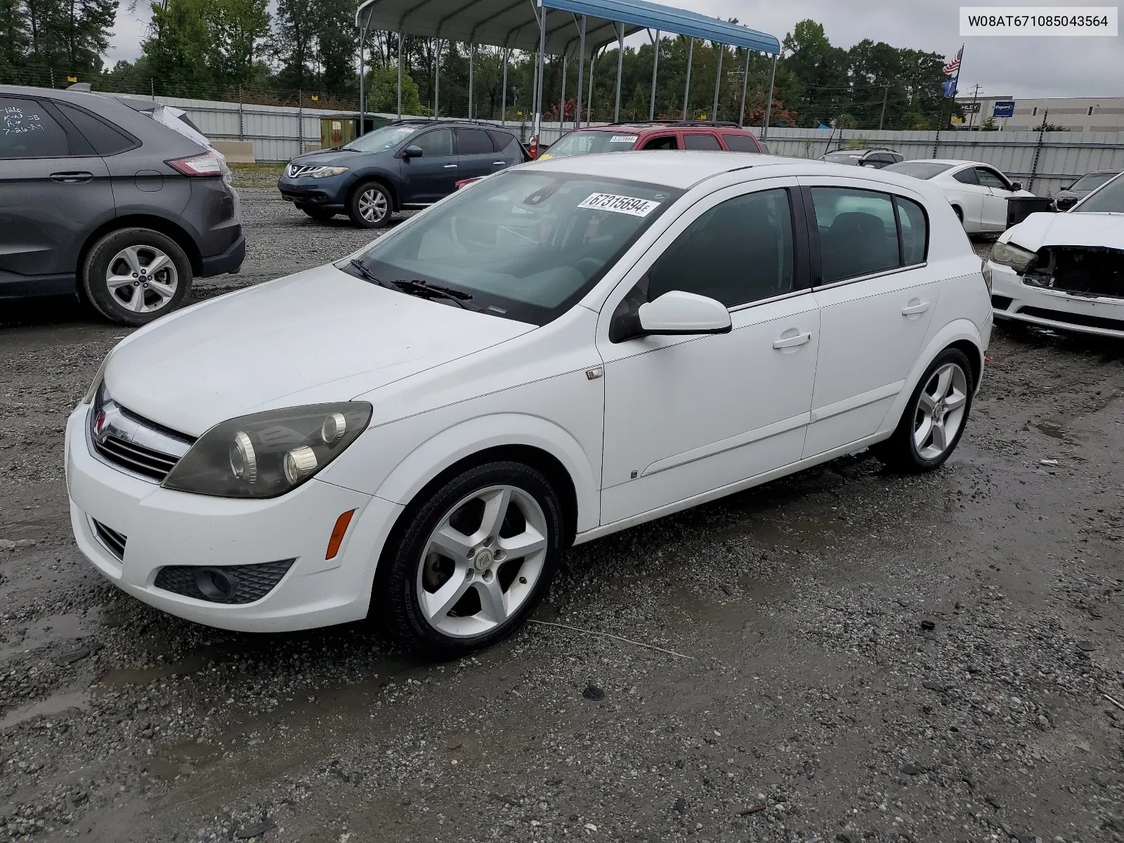 2008 Saturn Astra Xr VIN: W08AT671085043564 Lot: 67315694