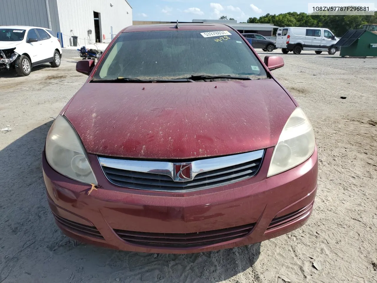 2007 Saturn Aura Xr VIN: 1G8ZV57787F296881 Lot: 53378894