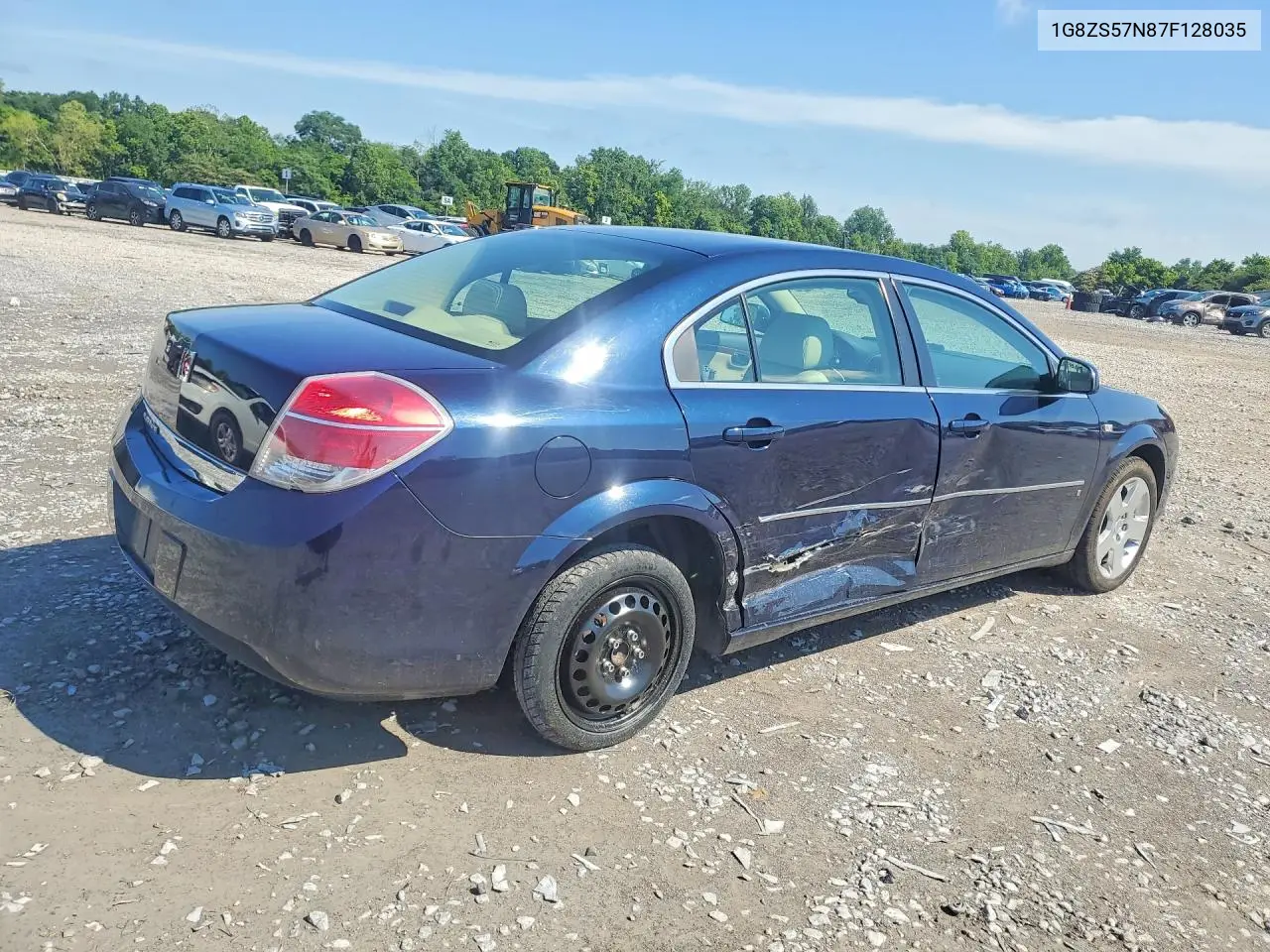 2007 Saturn Aura Xe VIN: 1G8ZS57N87F128035 Lot: 55569686