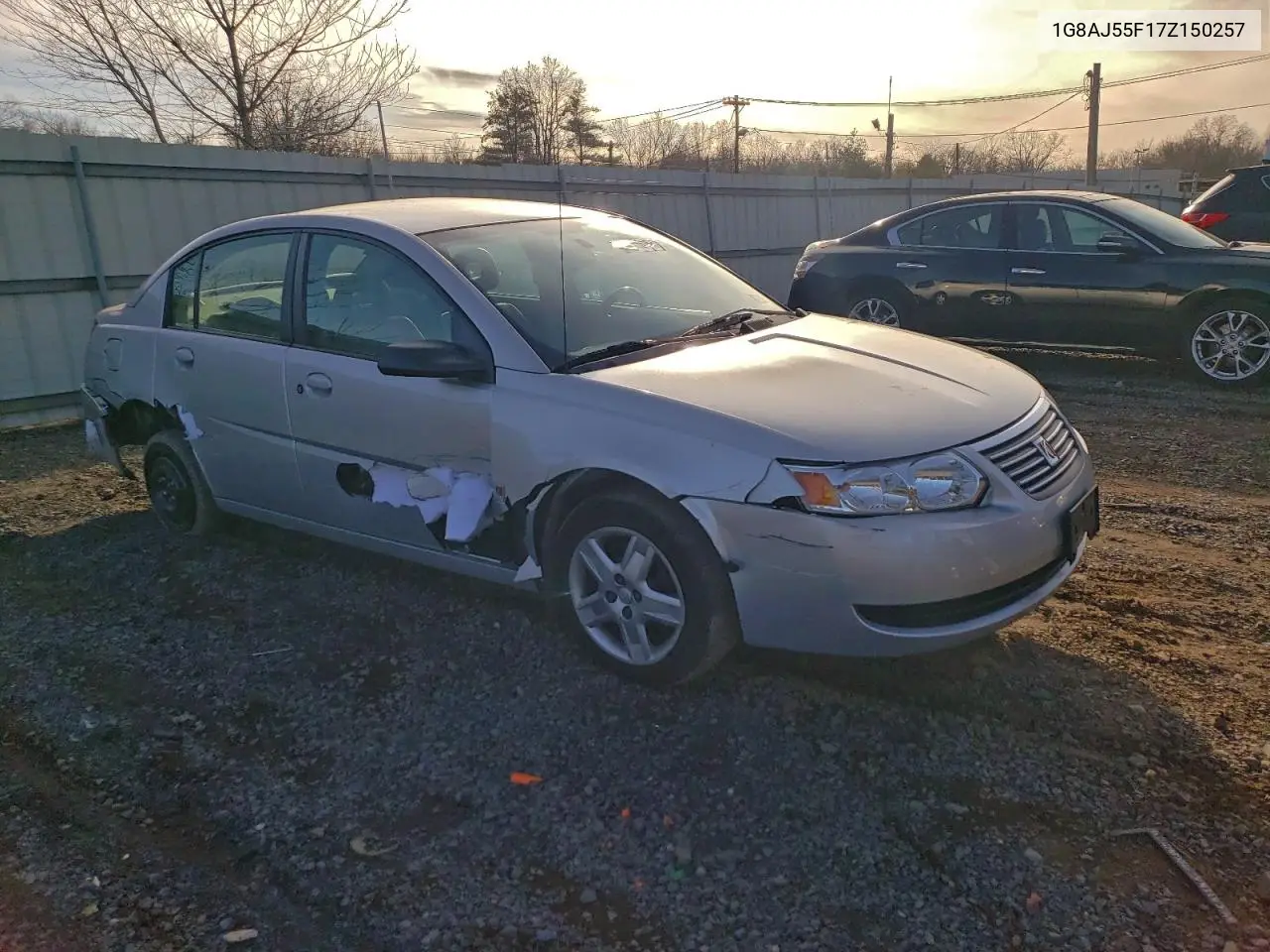 1G8AJ55F17Z150257 2007 Saturn Ion Level 2