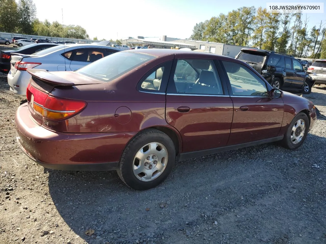 2000 Saturn Ls2 VIN: 1G8JW52R6YY670901 Lot: 69650934