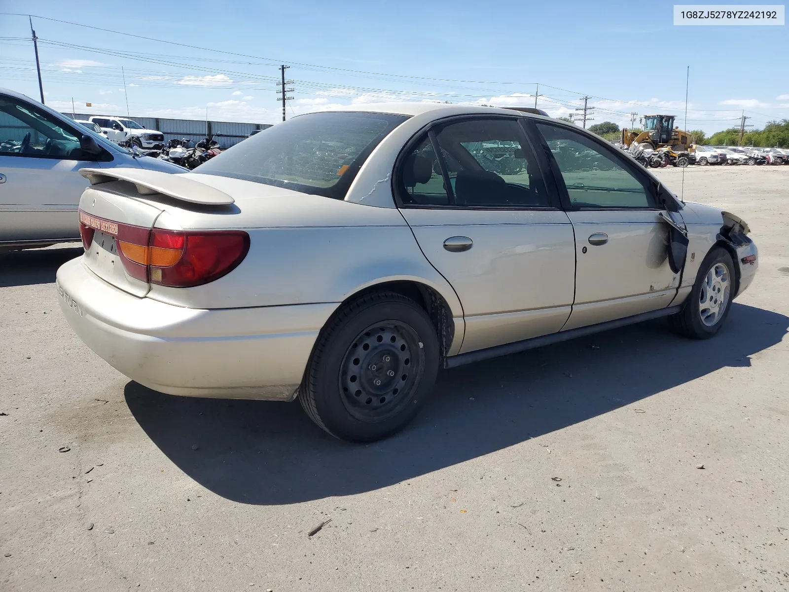 2000 Saturn Sl2 VIN: 1G8ZJ5278YZ242192 Lot: 66595134