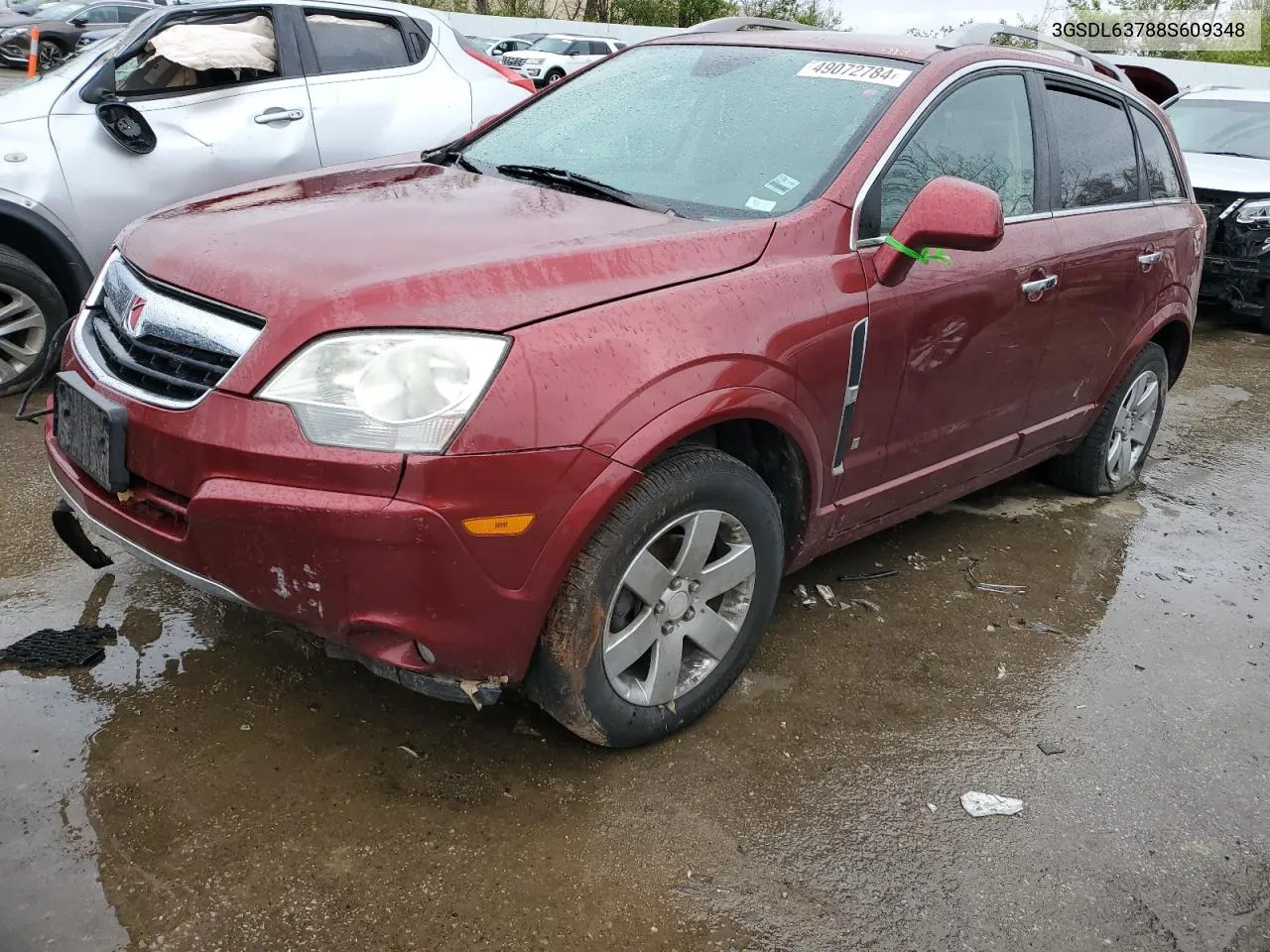 3GSDL63788S609348 2008 Saturn Vue Xr