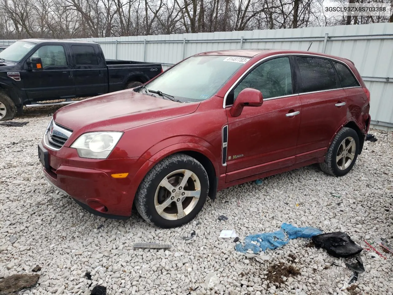 3GSCL93ZX8S703388 2008 Saturn Vue Hybrid