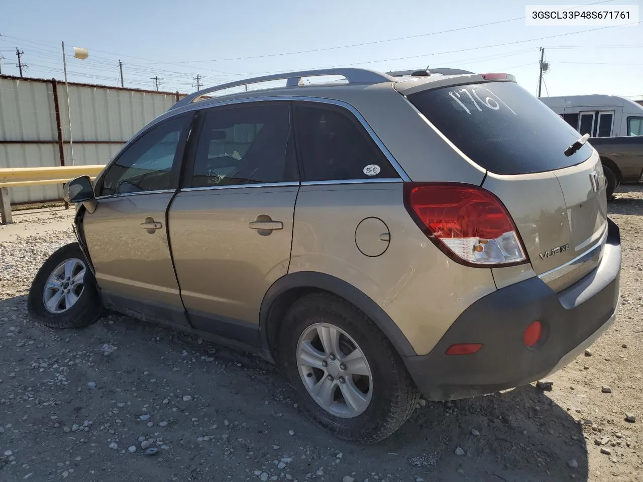 2008 Saturn Vue Xe VIN: 3GSCL33P48S671761 Lot: 66099954