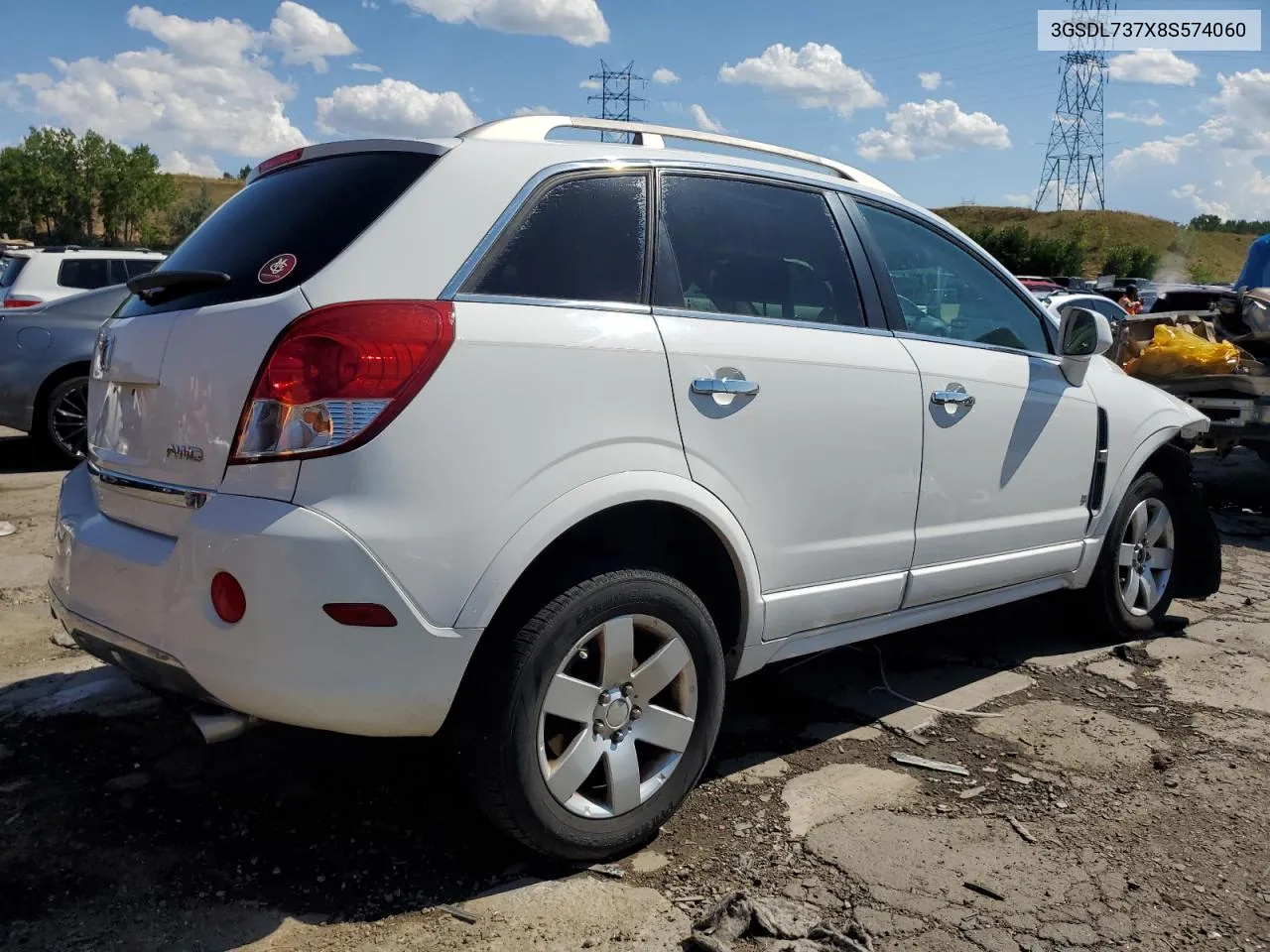 2008 Saturn Vue Xr VIN: 3GSDL737X8S574060 Lot: 69711504