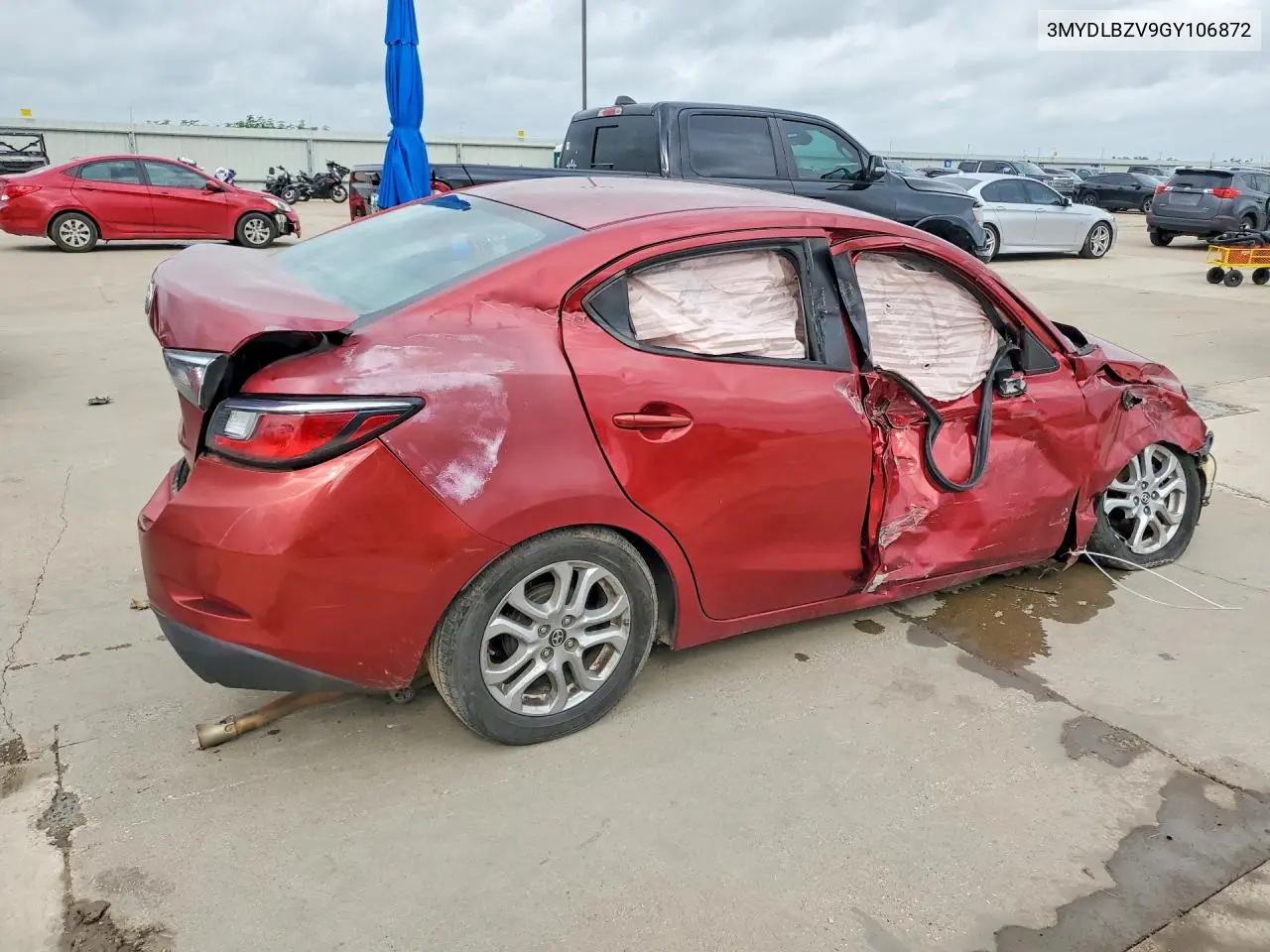 2016 Scion Ia Base VIN: 3MYDLBZV9GY106872 Lot: 56477636