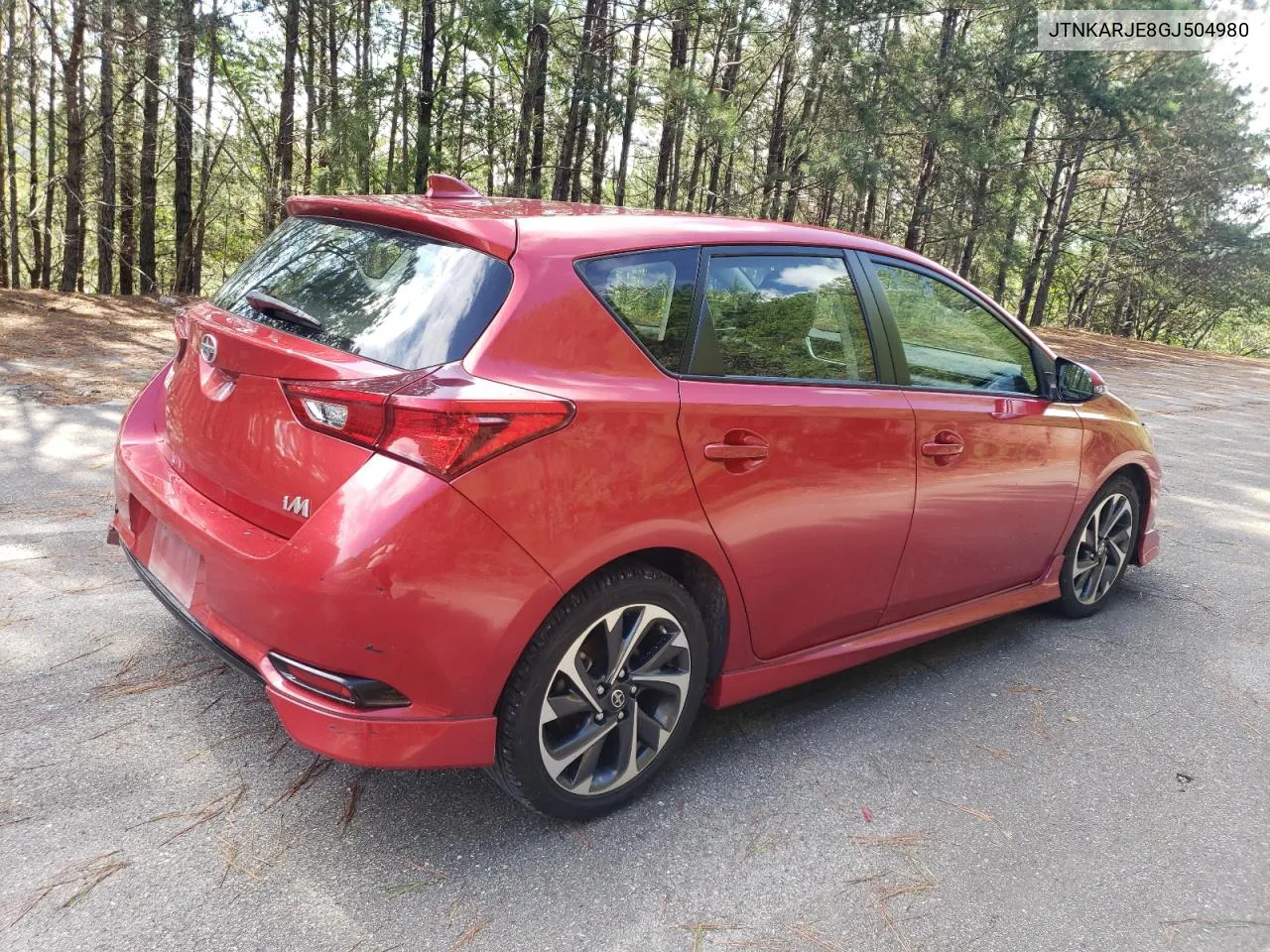 JTNKARJE8GJ504980 2016 Toyota Scion Im