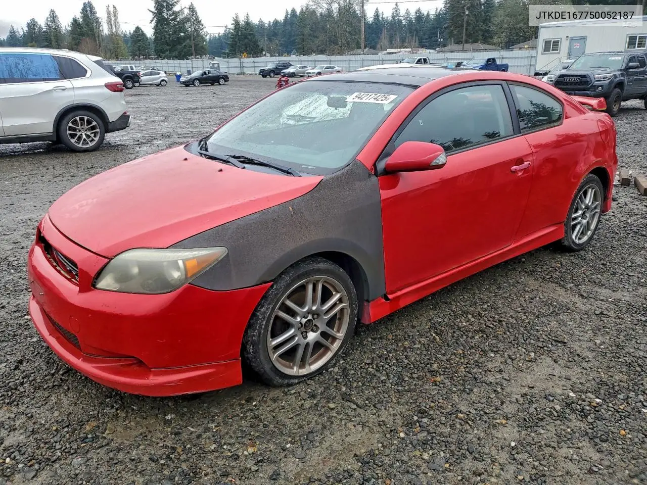 JTKDE167750052187 2005 Toyota Scion Tc