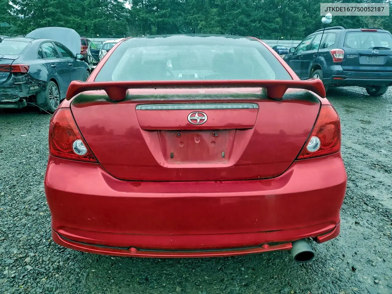 JTKDE167750052187 2005 Toyota Scion Tc