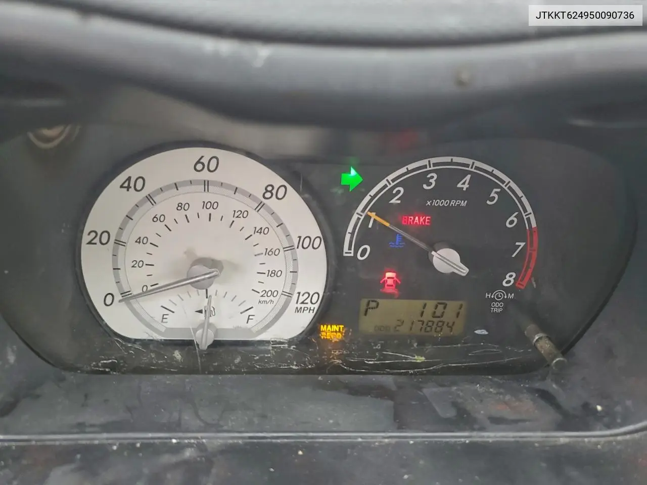 JTKKT624950090736 2005 Toyota Scion Xa