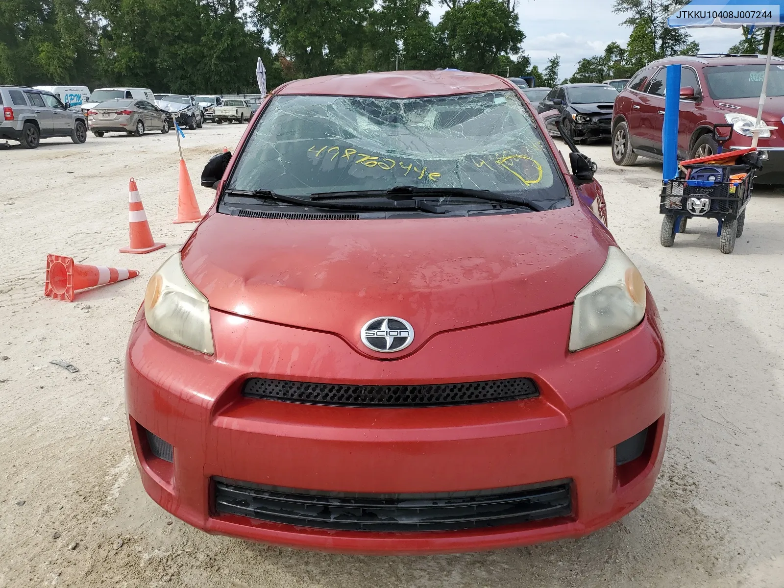 2008 Toyota Scion Xd VIN: JTKKU10408J007244 Lot: 49876244