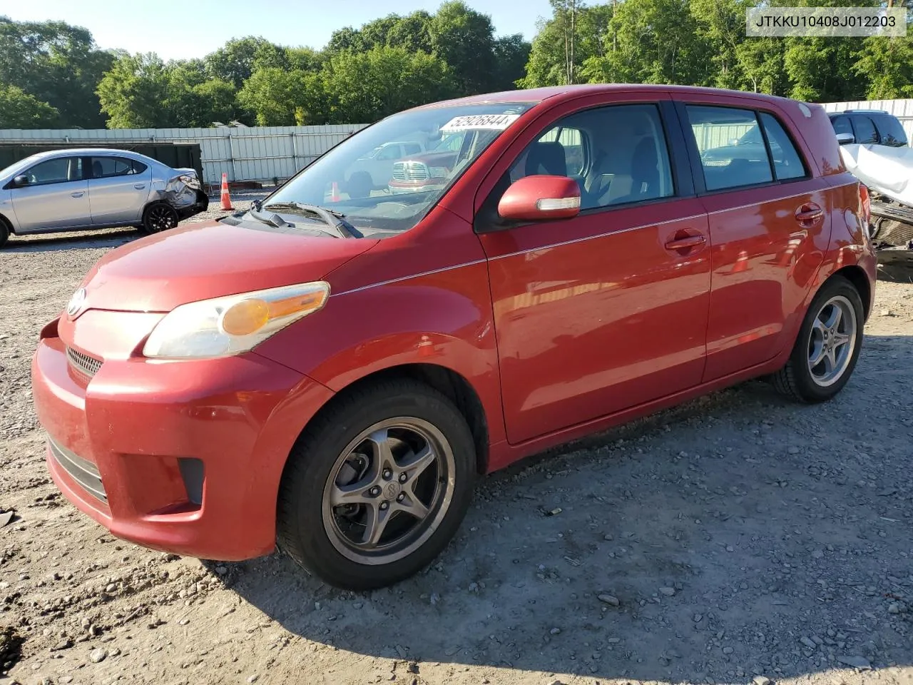 2008 Toyota Scion Xd VIN: JTKKU10408J012203 Lot: 52926844