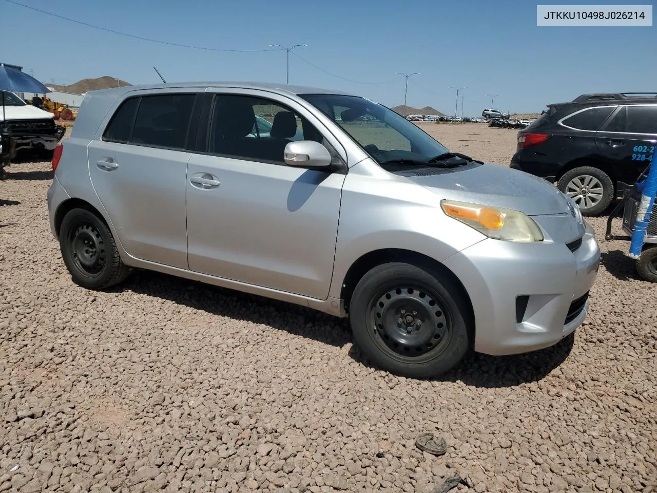 2008 Toyota Scion Xd VIN: JTKKU10498J026214 Lot: 56467284