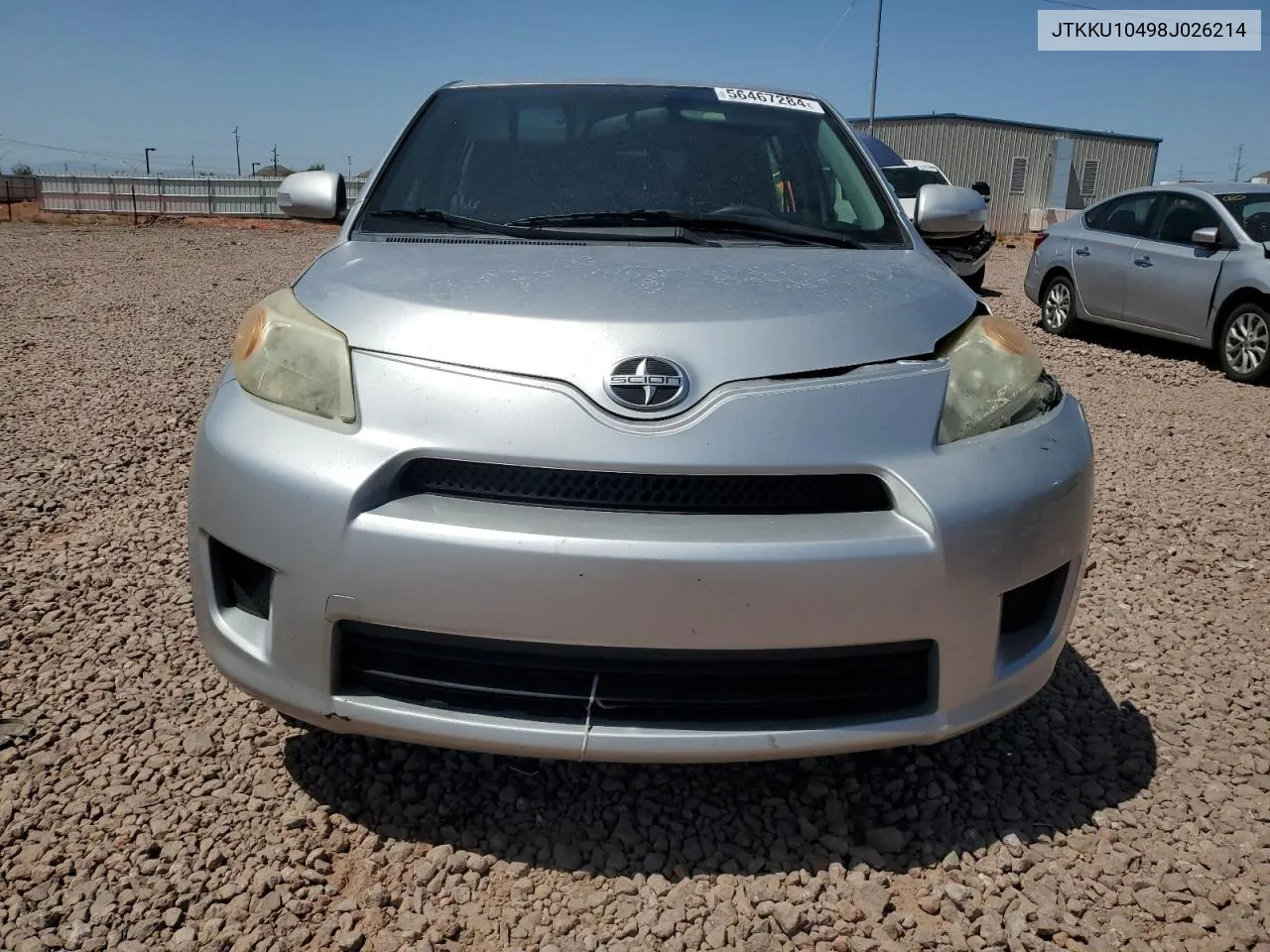 2008 Toyota Scion Xd VIN: JTKKU10498J026214 Lot: 56467284