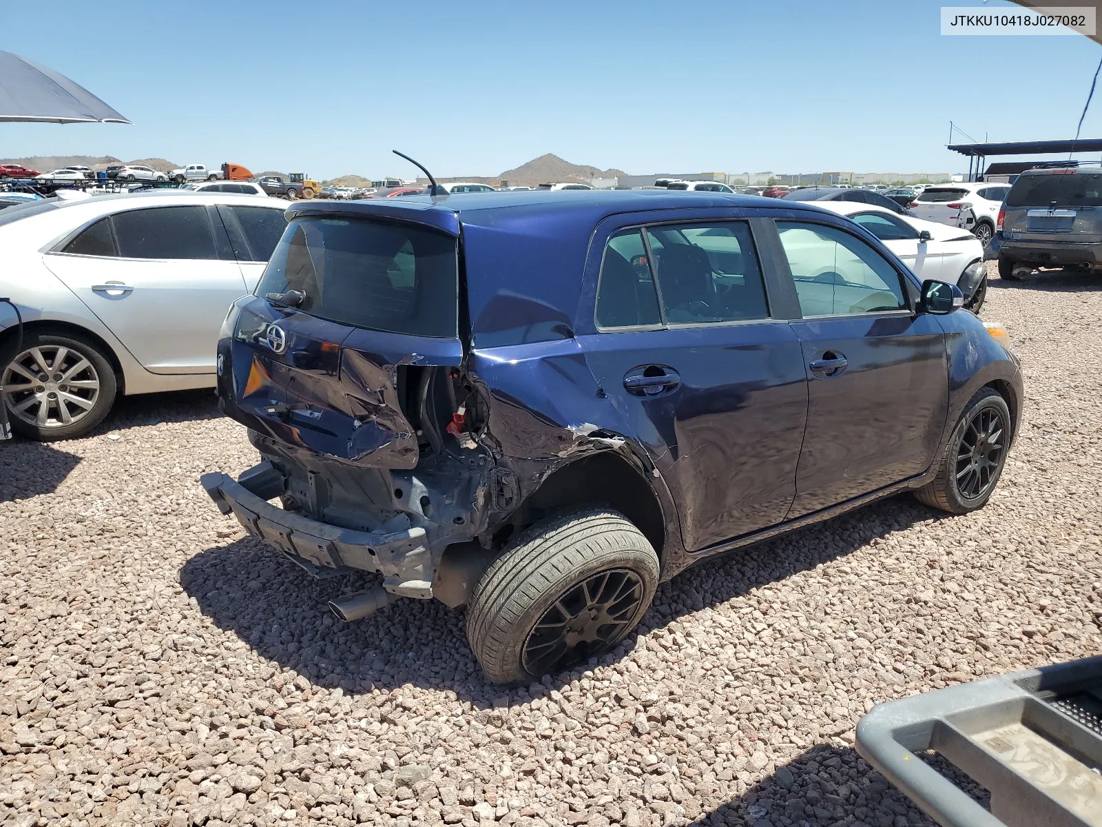 2008 Toyota Scion Xd VIN: JTKKU10418J027082 Lot: 56672474