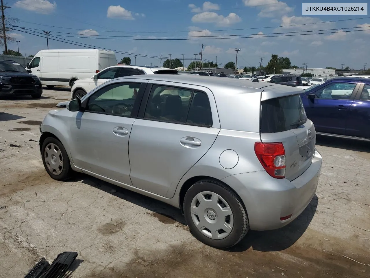 2012 Toyota Scion Xd VIN: JTKKU4B4XC1026214 Lot: 69209974