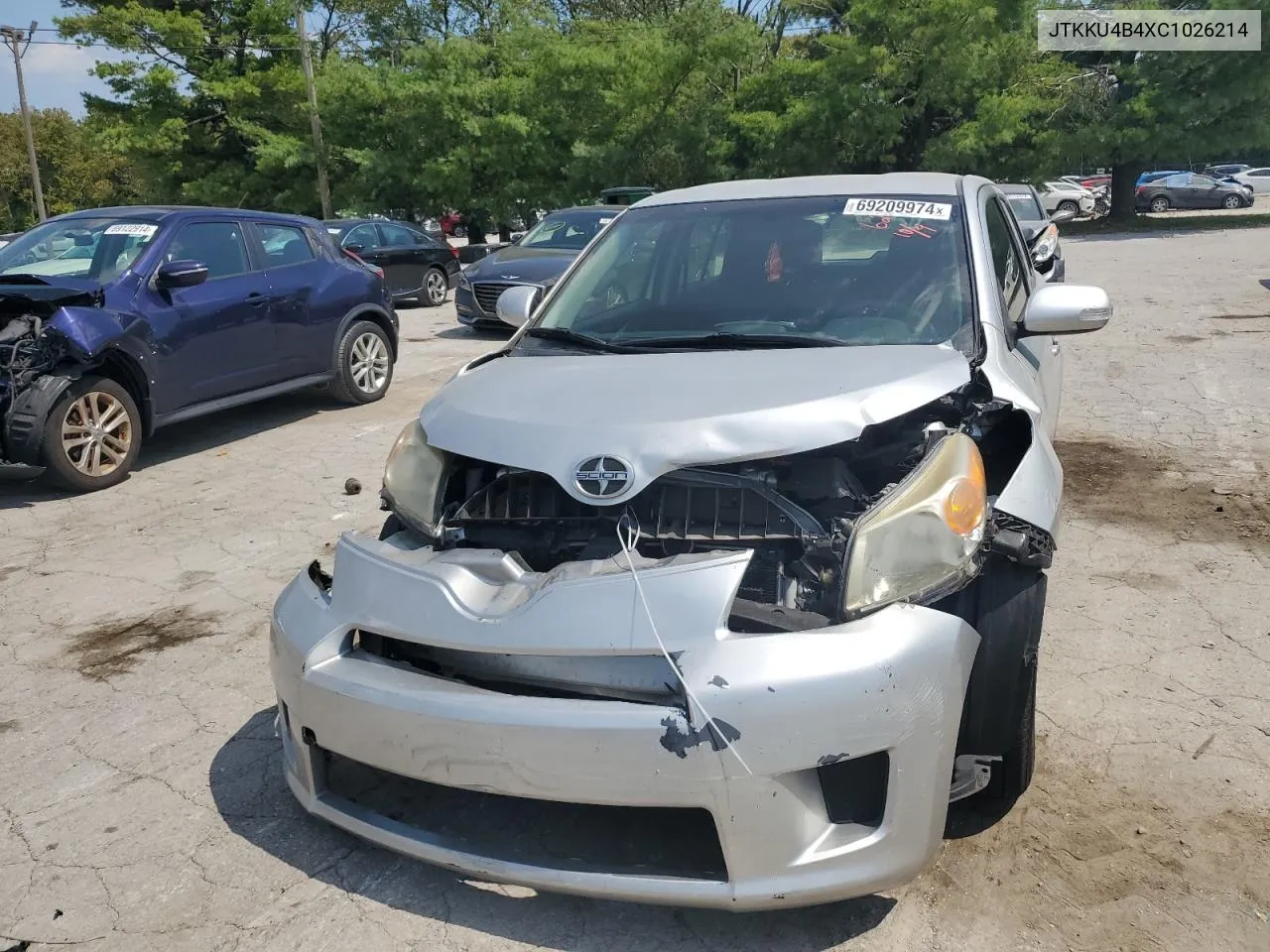 JTKKU4B4XC1026214 2012 Toyota Scion Xd