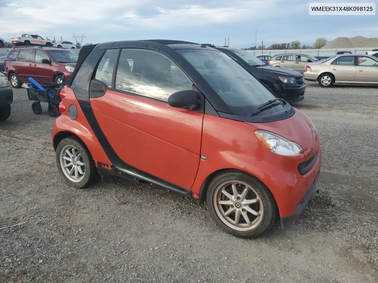 WMEEK31X48K098125 2008 Smart Fortwo Passion