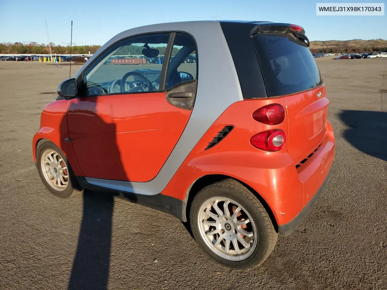 WMEEJ31X98K170343 2008 Smart Fortwo Pure