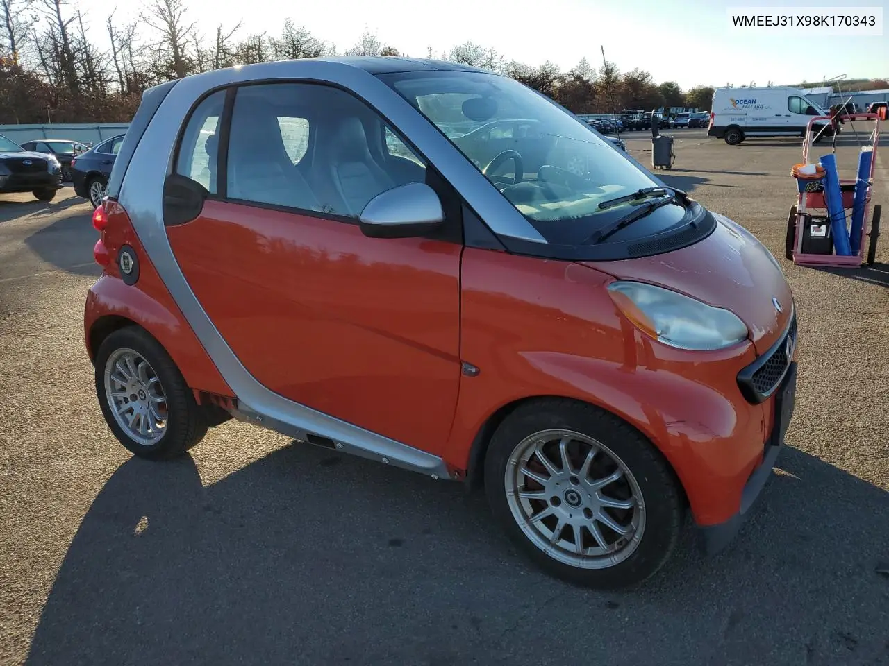 WMEEJ31X98K170343 2008 Smart Fortwo Pure