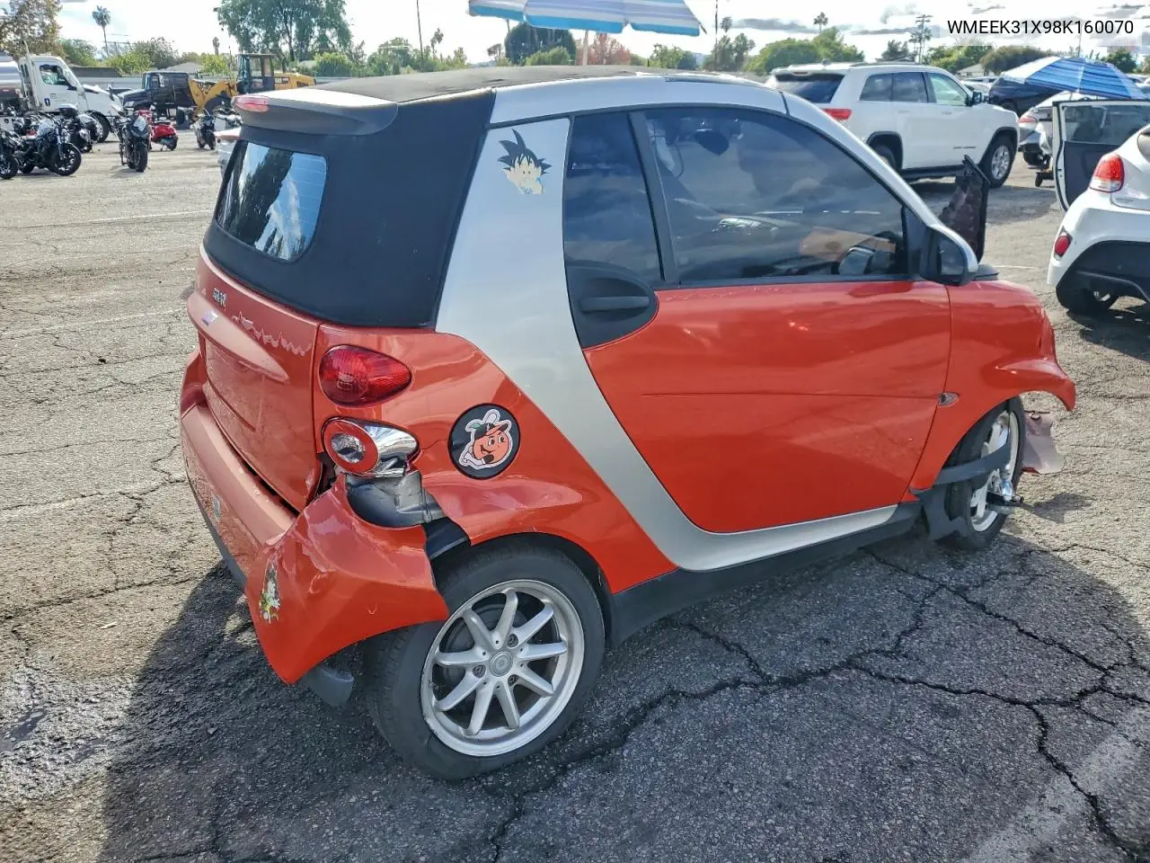 WMEEK31X98K160070 2008 Smart Fortwo Passion