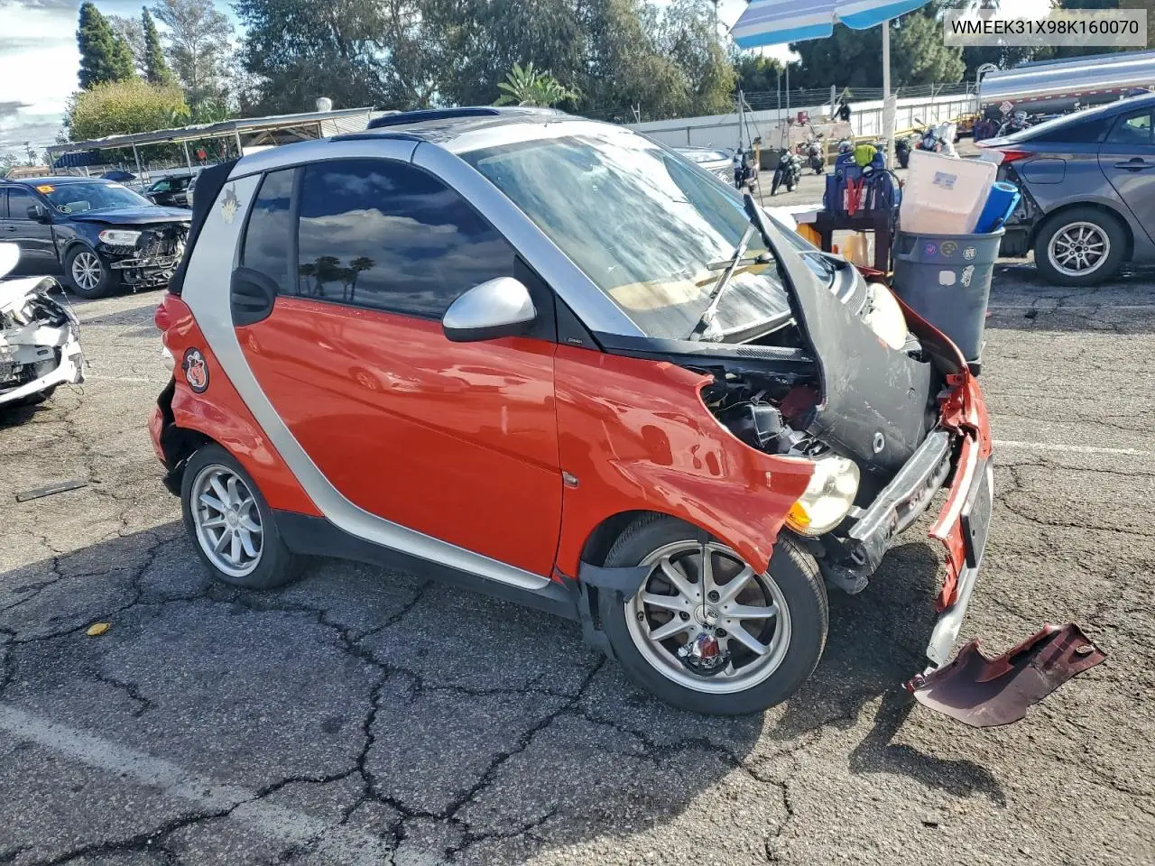 WMEEK31X98K160070 2008 Smart Fortwo Passion