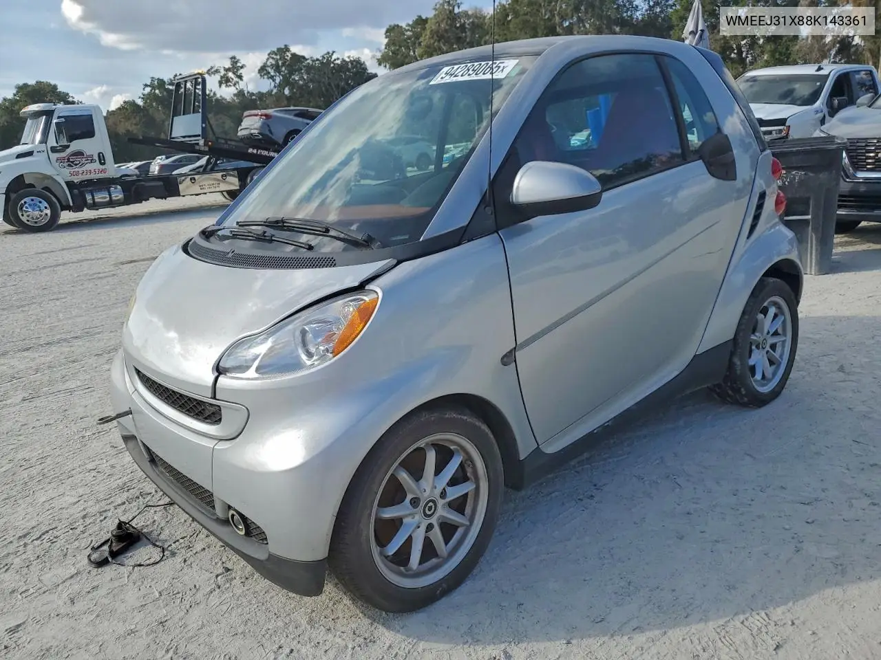 WMEEJ31X88K143361 2008 Smart Fortwo Pure