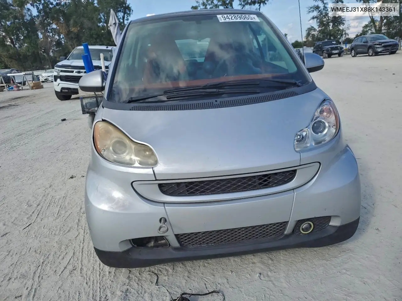 WMEEJ31X88K143361 2008 Smart Fortwo Pure