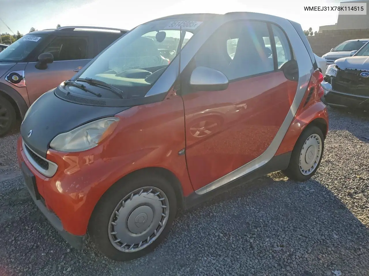 WMEEJ31X78K114515 2008 Smart Fortwo Pure