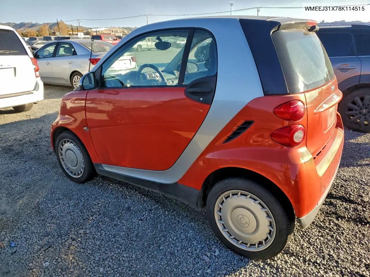 WMEEJ31X78K114515 2008 Smart Fortwo Pure